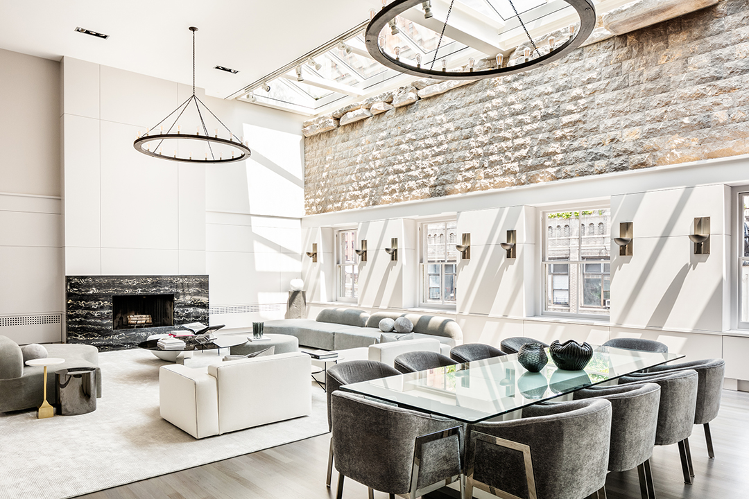 Modern Tribeca Penthouse Great Room