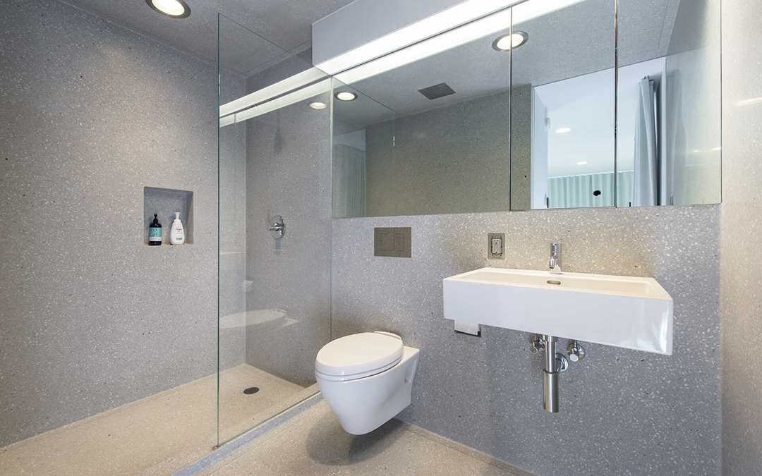 Richard Neutra Designed Stunner With Hollywood History Lists Santa Monica Bathroom