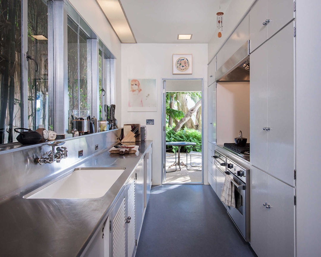 Richard Neutra Designed Stunner With Hollywood History Lists Santa Monica Kitchen
