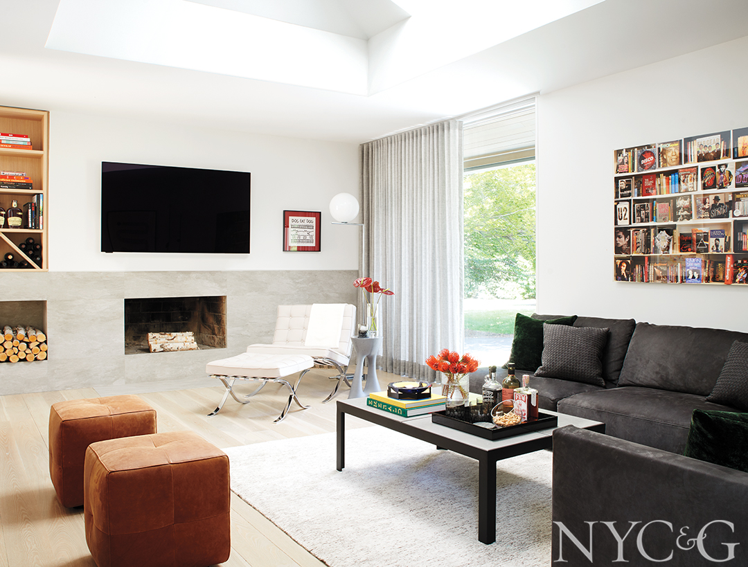 Sands Point Modern Ranch Family Room