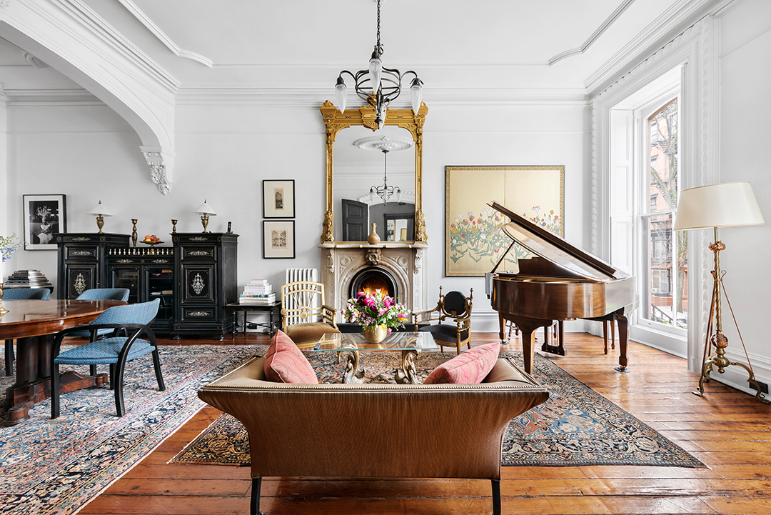 A Circa 1850 Brooklyn Heights Townhouse Brimming With Character Asks 12m Living Room B