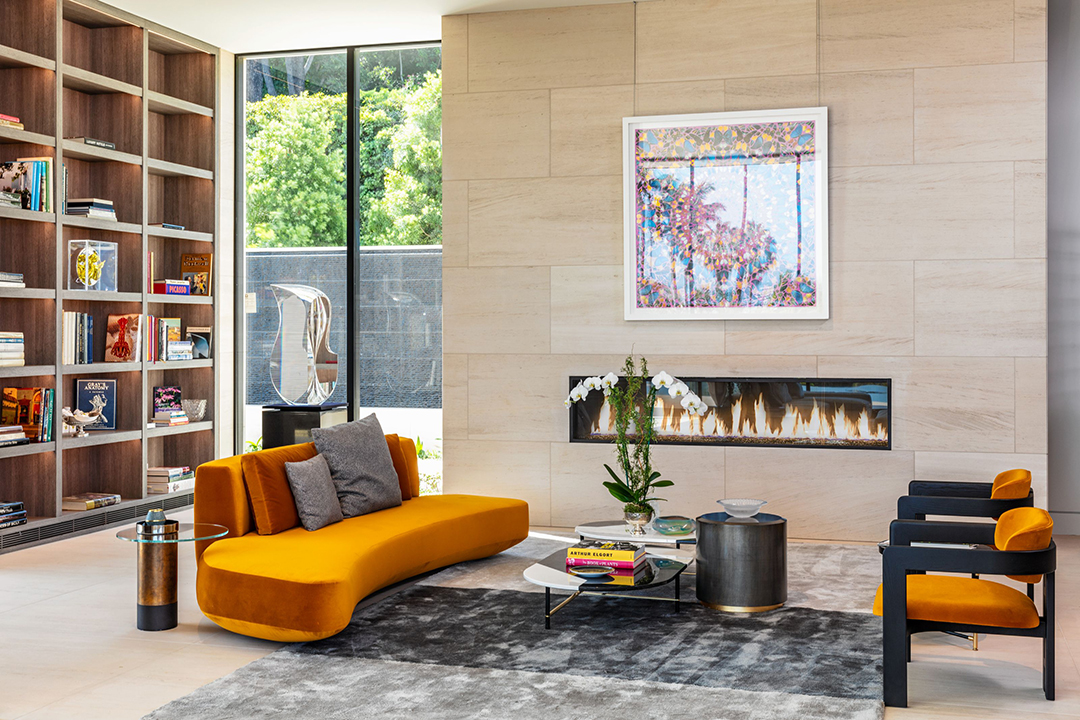 Look Inside A 125m Mansion Owned By A Celebrity Plastic Surgeon Fireplace