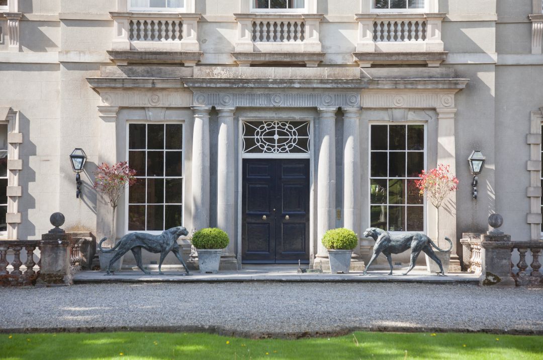 Abbey Leix Lion Statues