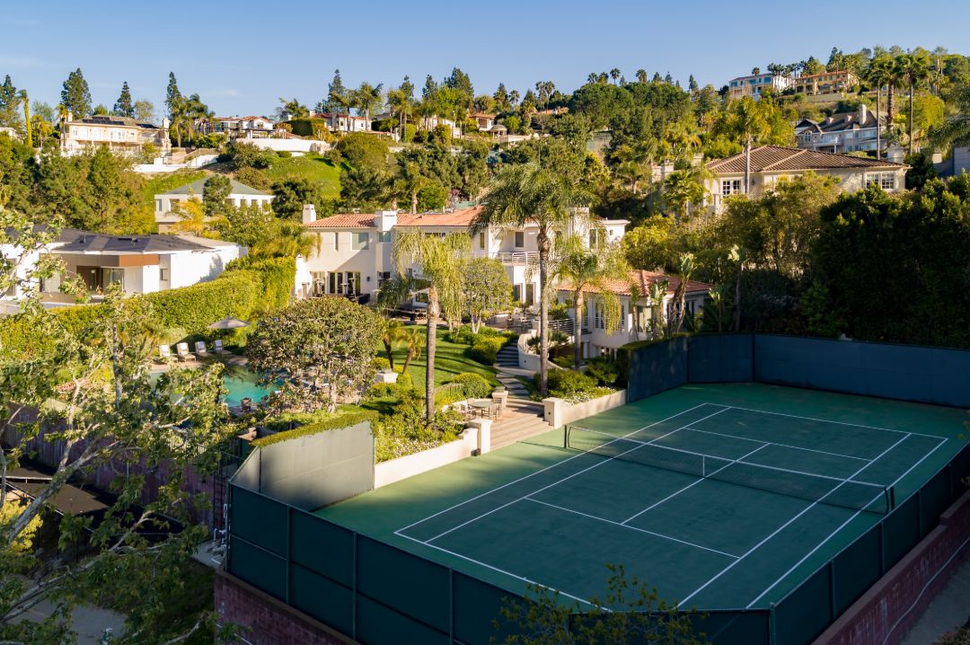 Aubrey Road Beverly Hills Tennis Court I