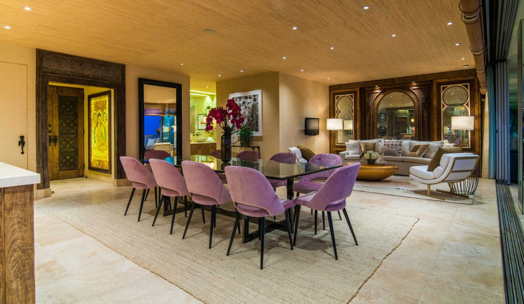 Cher West Hollywood Sierra Towers Dining Room 2