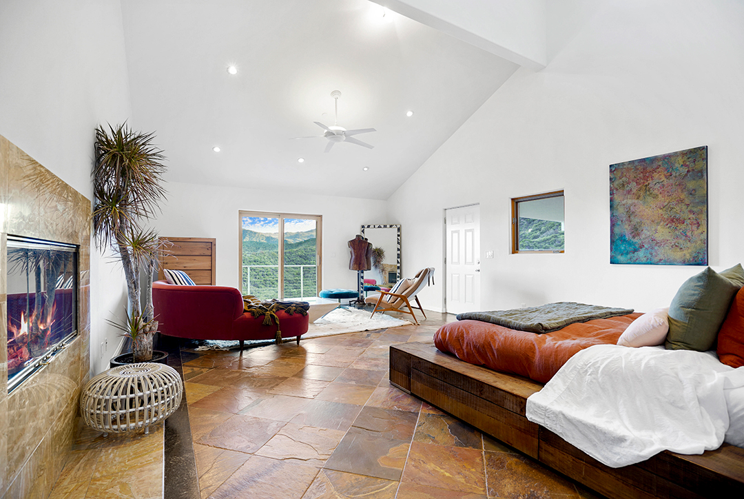 Onerepublic Guitarist Lists A Modern Farmhouse Home In The Topanga Mountains Master Bedroom