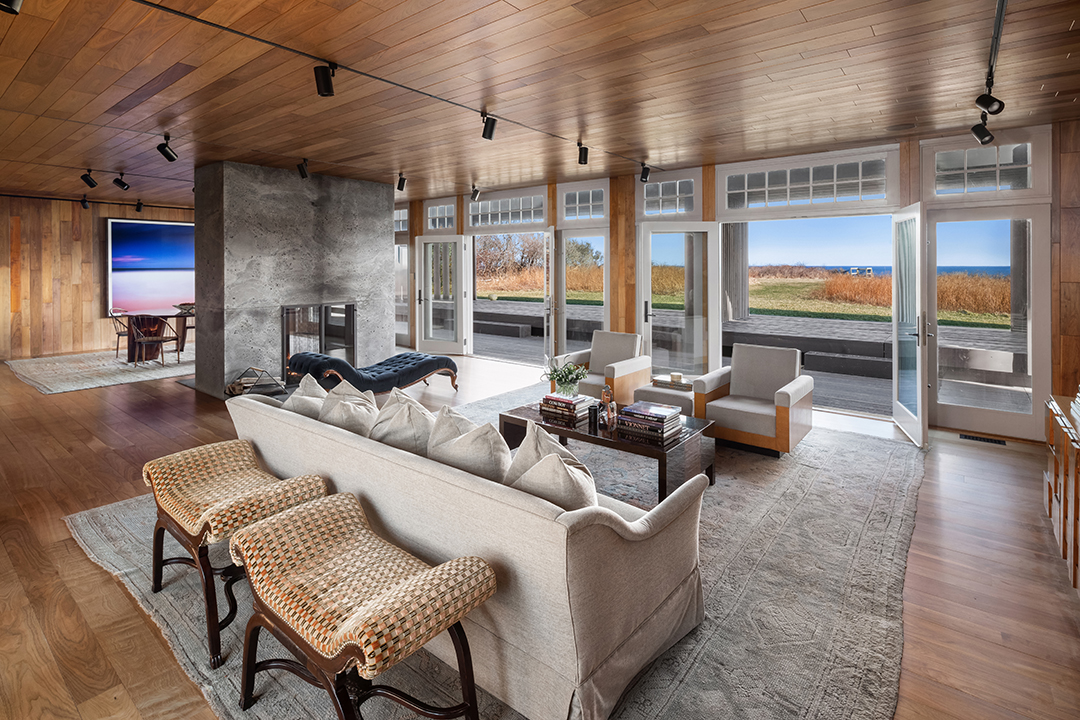 Secluded Waterfront Masterpiece In Montauk Hits The Market For 15 5m Living Room