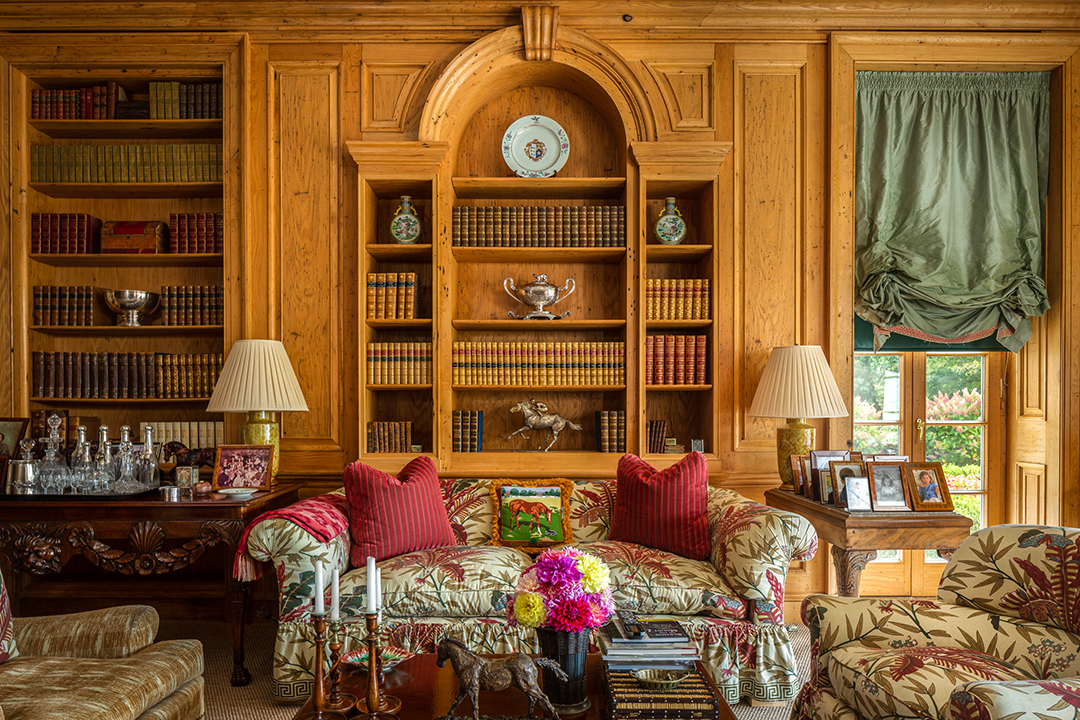 Sweet 466 Acre New York Estate Known As Sugar Maple Farm For Sale 15m Library Sofa