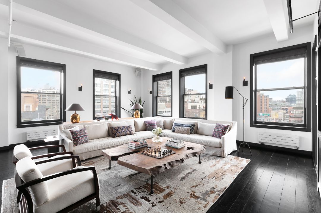 Tribeca Duplex Penthouse Living