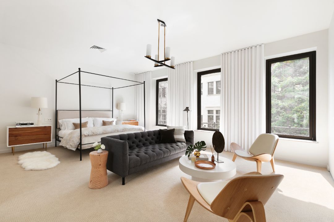 Upper East Side Carriage House Rockefeller Master Bedroom