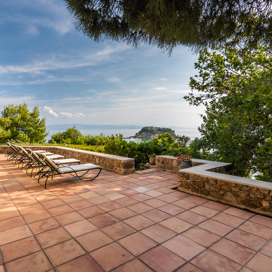 Villa In Greece Listed For 10m Beautifully Embraces The Mediterranean Spirit Patio B