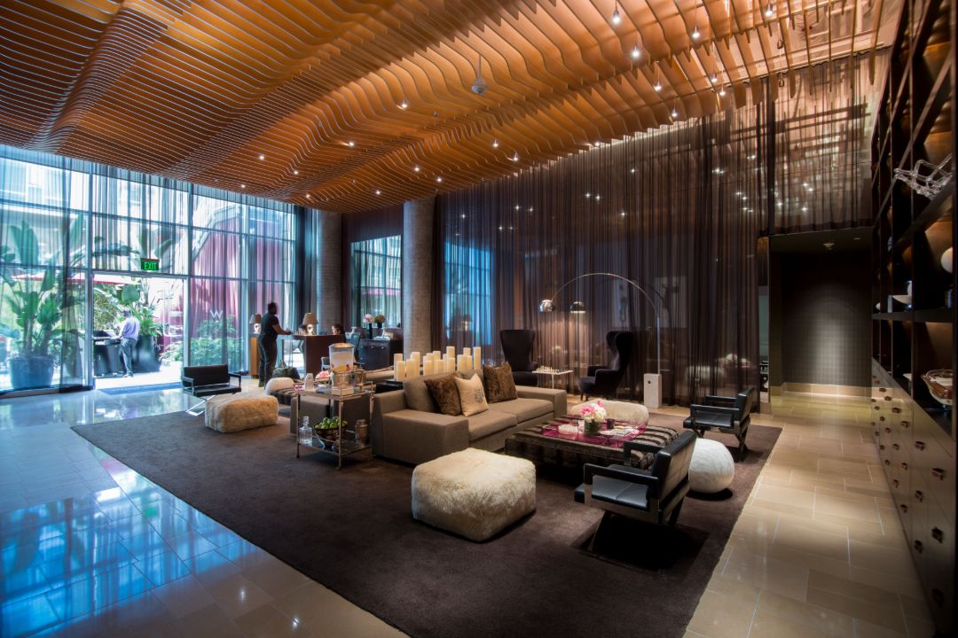 W Hollywood Hotel Marcedes Lewis Lobby