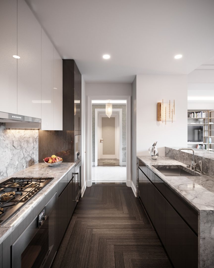 Waldorf Astoria Private Residences Kitchen