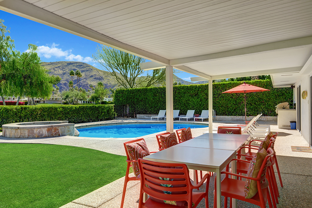 Walt Disneys Technicolor Dream House For Sale In Palm Springs Patio