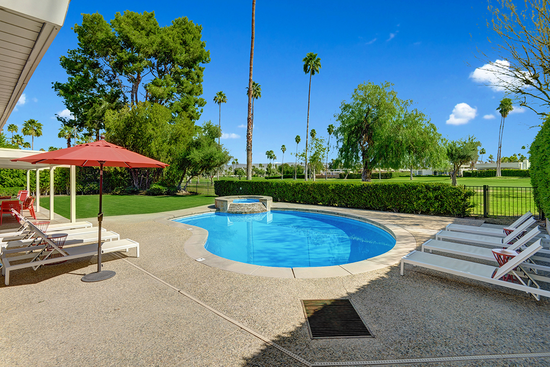 Walt Disneys Technicolor Dream House For Sale In Palm Springs Pool B