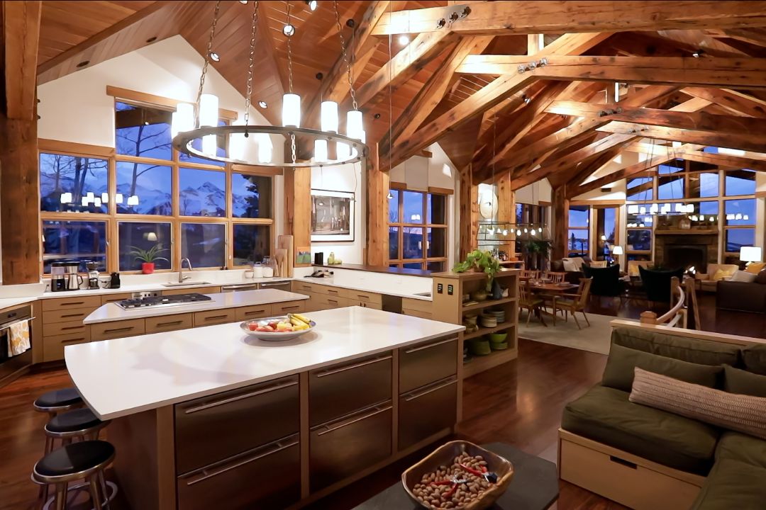 Barry Sonnenfeld Telluride Raspberry Path Estate Kitchen