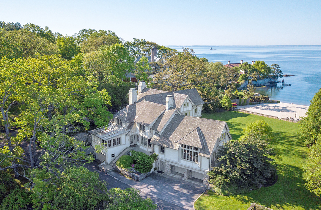 Circa 1902 Darien Tudor With Its Own Beach Wants 8m