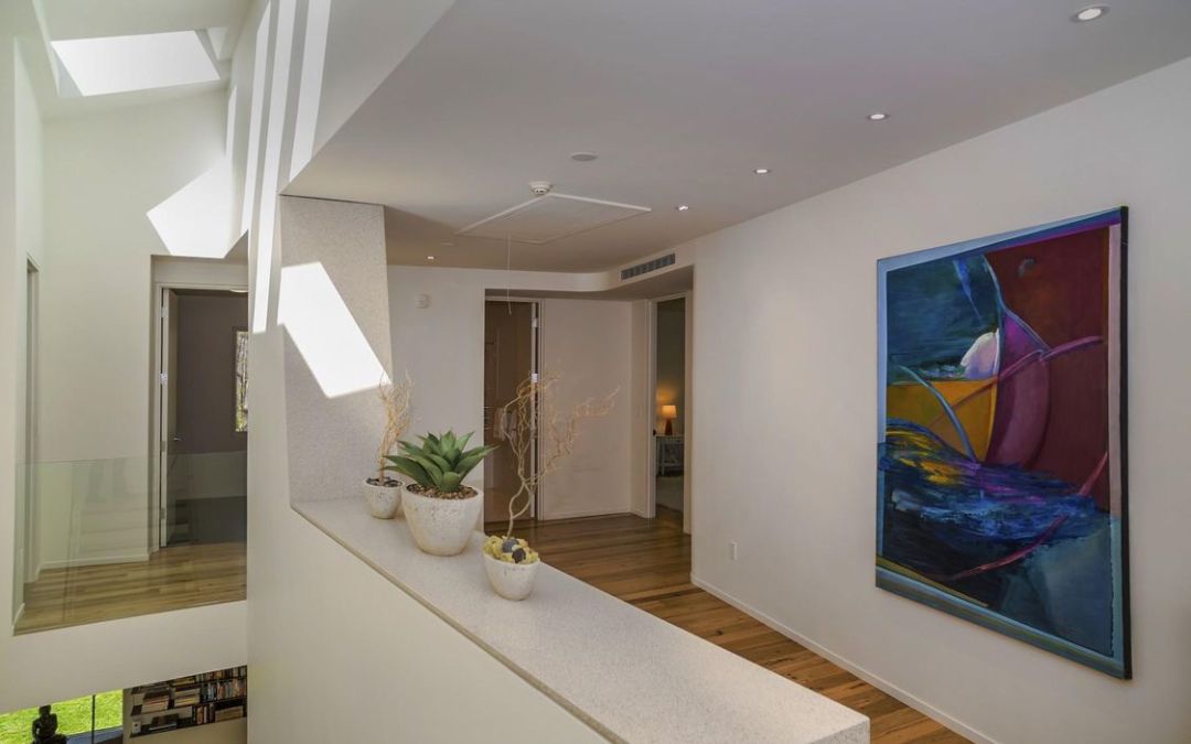 Darien Contemporary Energy Efficient Home Hall