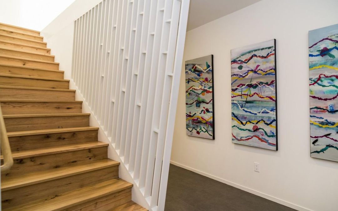 Darien Contemporary Energy Efficient Home Staircase