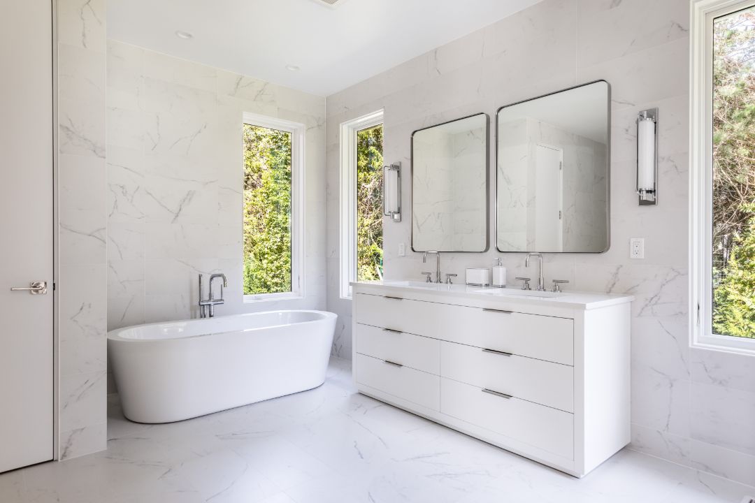 East Hampton South Pantigo Road Master Bathroom