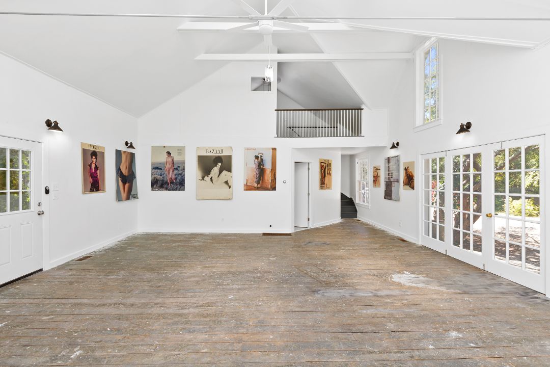 Jackie O East Hampton Carriage House Art Studio Interior