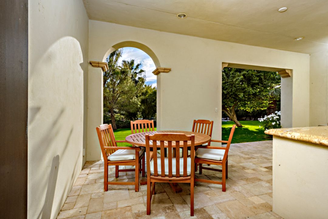 Sylvester Stallone La Quinta Outdoor Dining