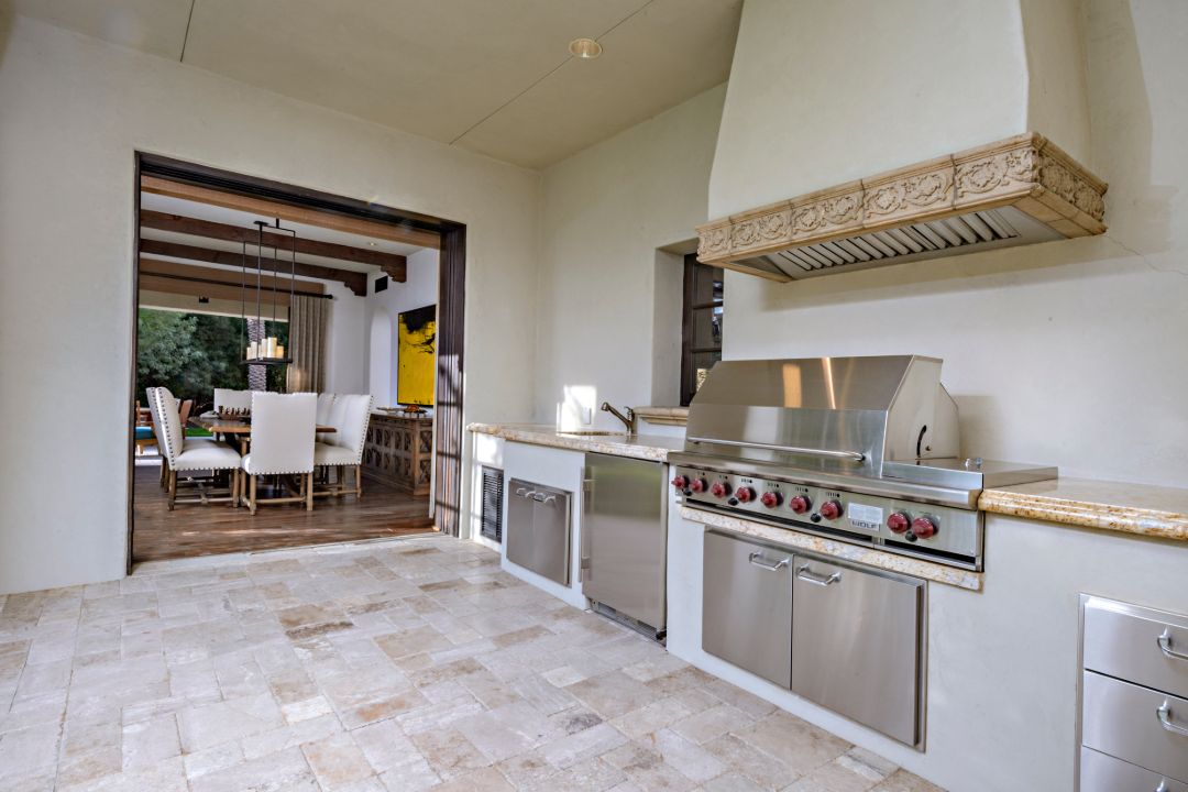 Sylvester Stallone La Quinta Outdoor Kitchen