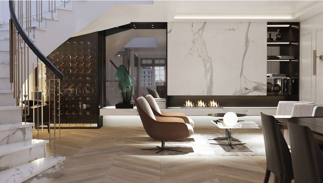 The Police Buildings Dome Clock Tower Penthouse Asks 14 9m Living Area0b