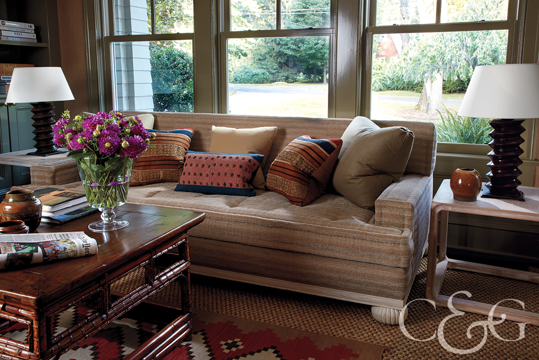 traditional home library