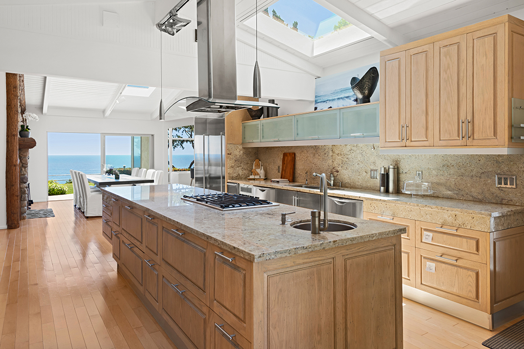 Johnny Mandel Malibu Home Kitchen Island