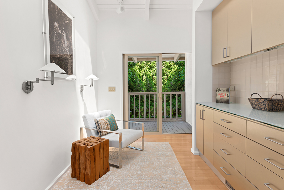 Johnny Mandel Malibu Home Sitting Nook