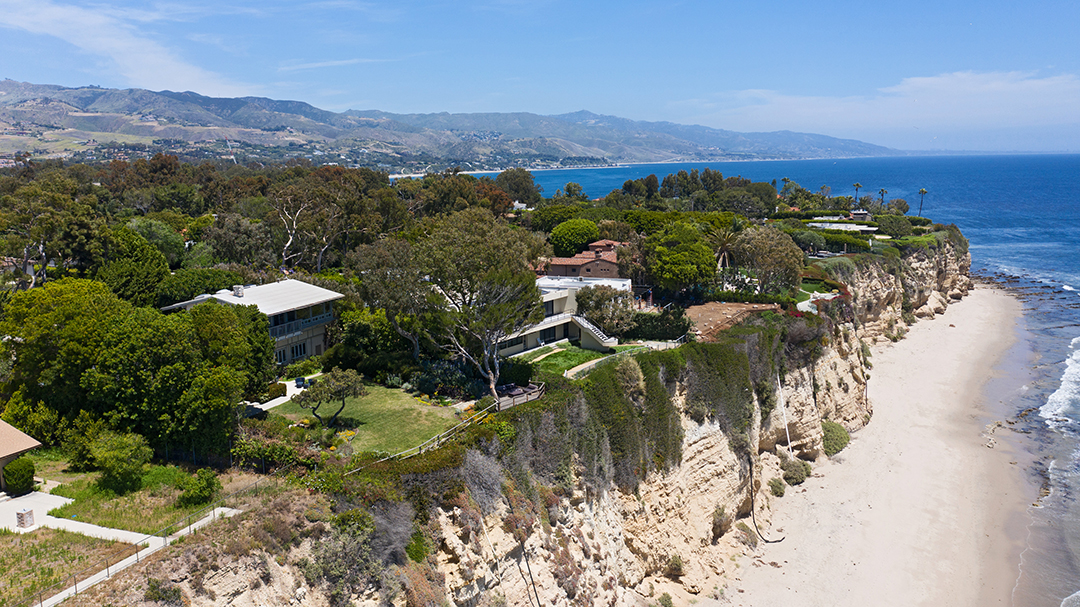Johnny Mandel Malibu Home Cliffs