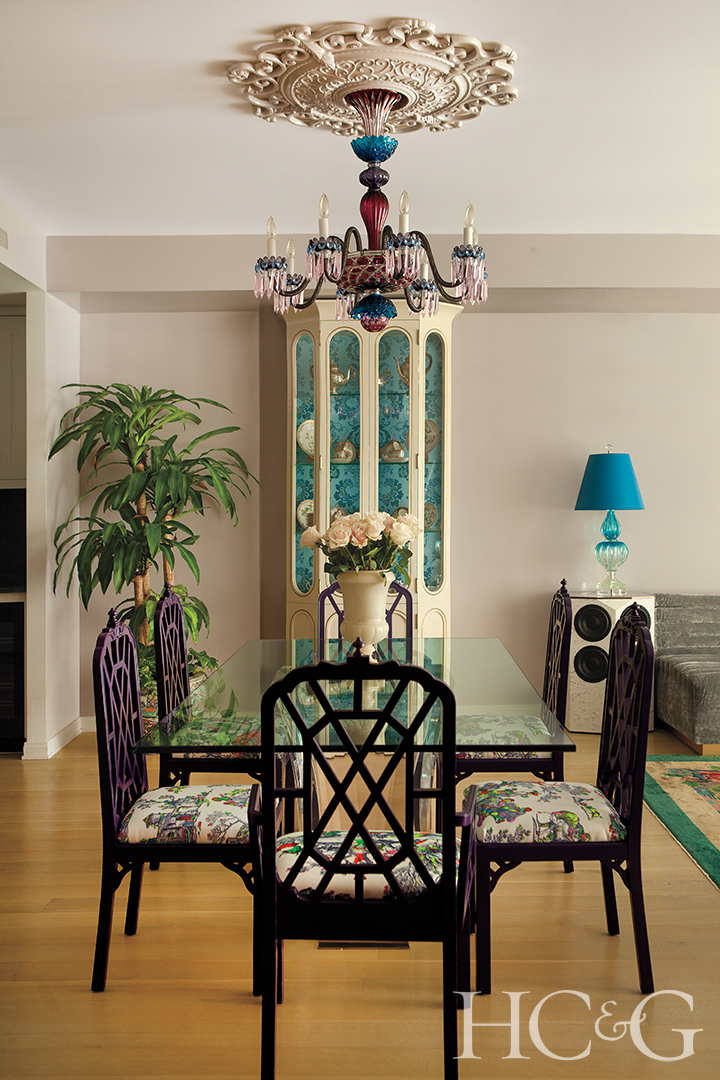 eclectic dining room