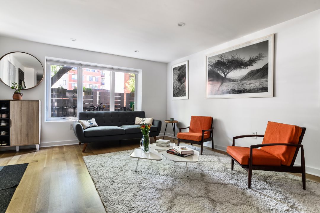 Al Capone Park Slope Childhood Home Living Room