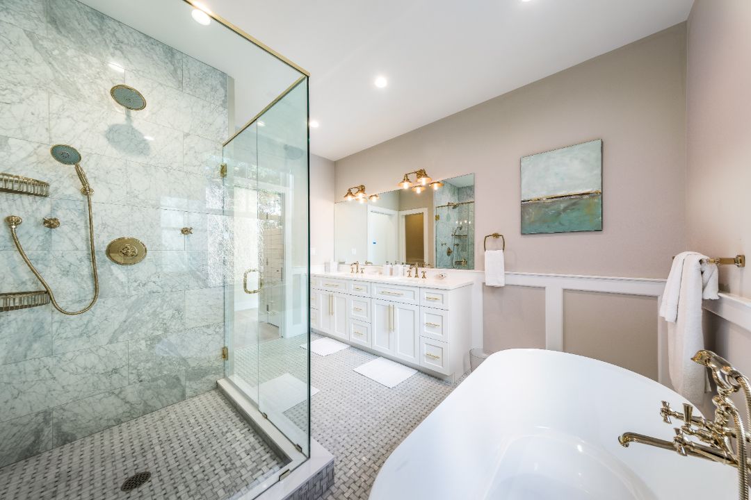 Beach Lane Wainscott Hamptons Bathroom