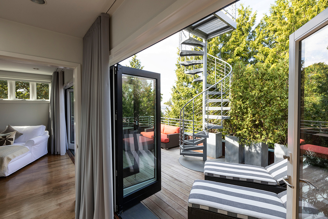 Historic Fire Station Converted Into A Modern Home Lists In Newport Rhode Island Balcony C