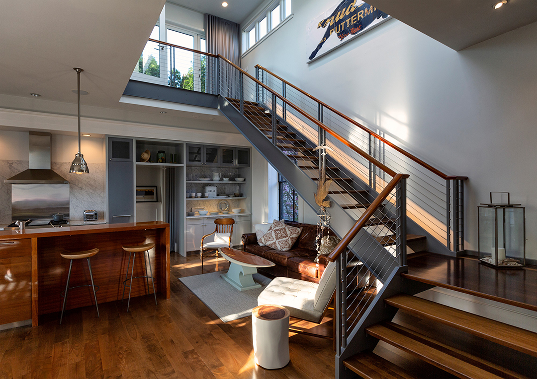 Historic Fire Station Converted Into A Modern Home Lists In Newport Rhode Island Kitchen