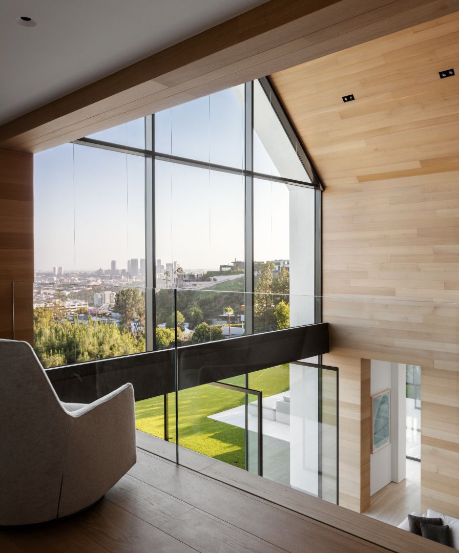 Hollywood Hills Modern Barn Open Gallery