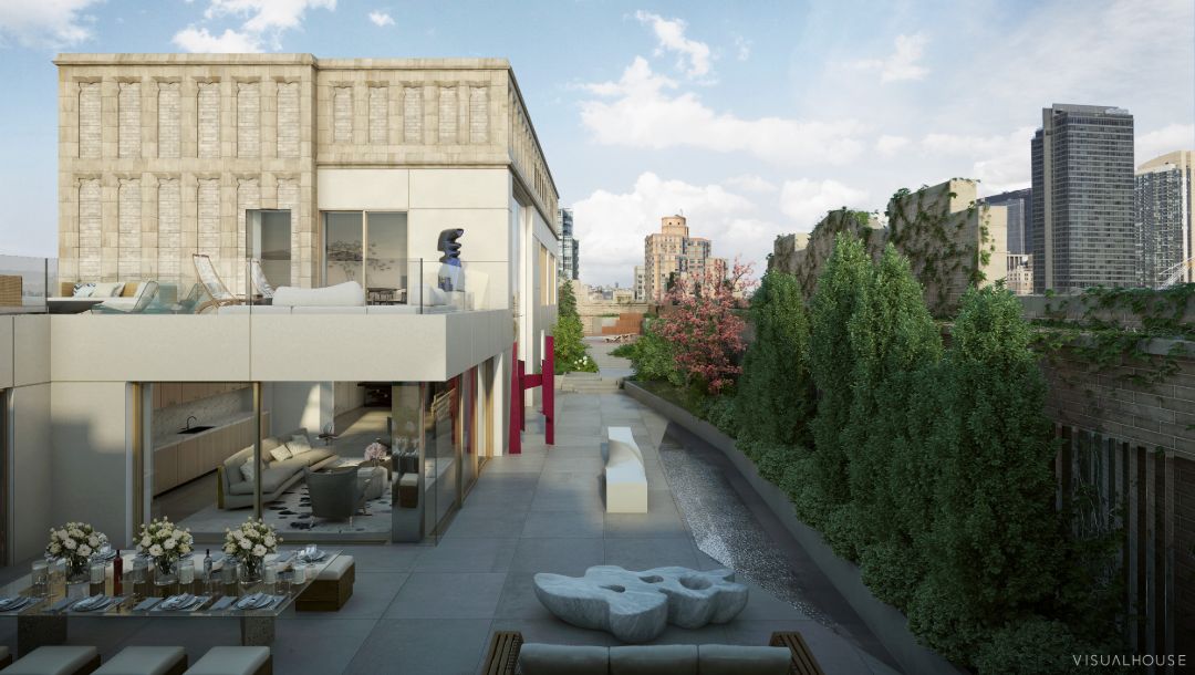 Jeff Bezos Fifth Avenue Penthouse Balcony I