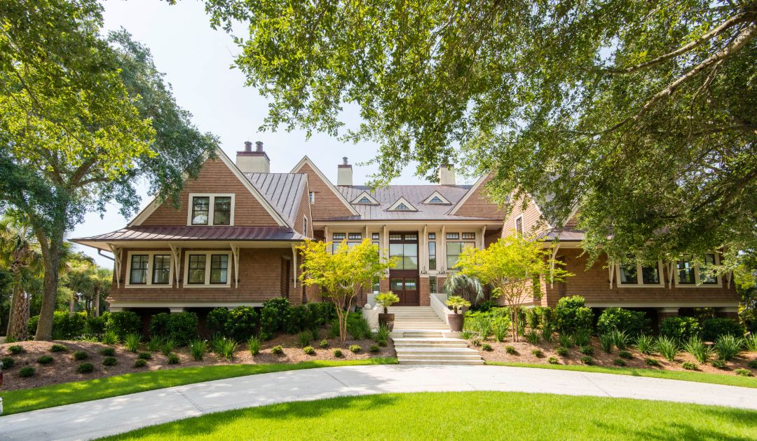 Kiawah Island Oceanfront Shingle Home Exterior