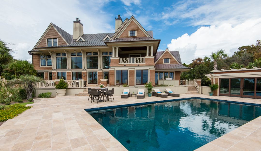 Kiawah Island Oceanfront Shingle Home Pool I