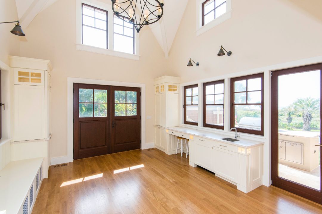 Kiawah Island Oceanfront Shingle Home Foyer