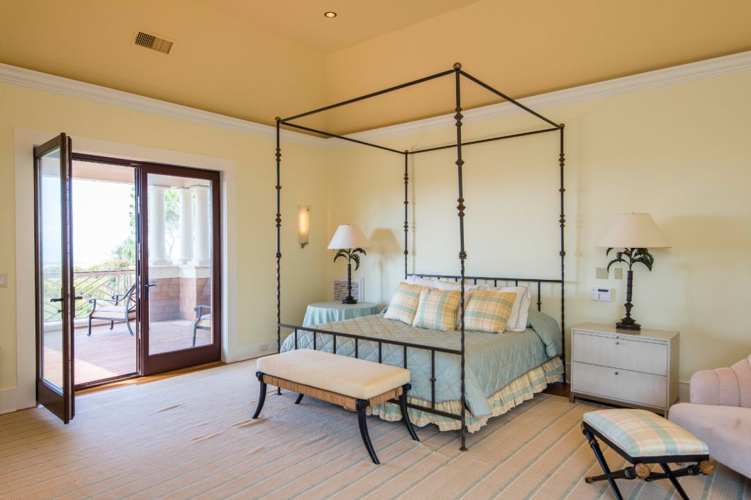 Kiawah Island Oceanfront Shingle Home Bedroom