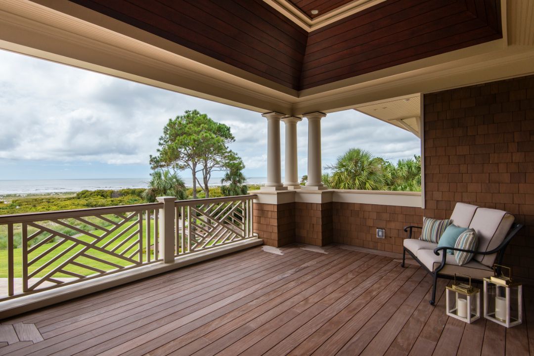Kiawah Island Oceanfront Shingle Home Balcony II