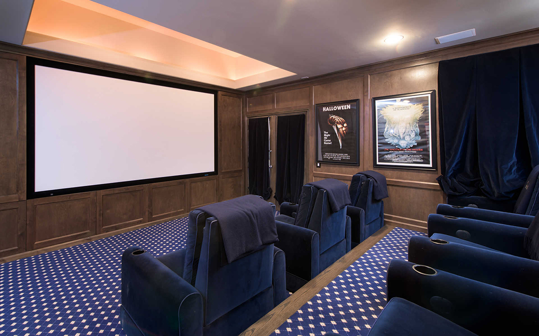 Kyle Richards And Mauricio Umansky Relist Timeless Bel Air Home For 6m Home Theater B