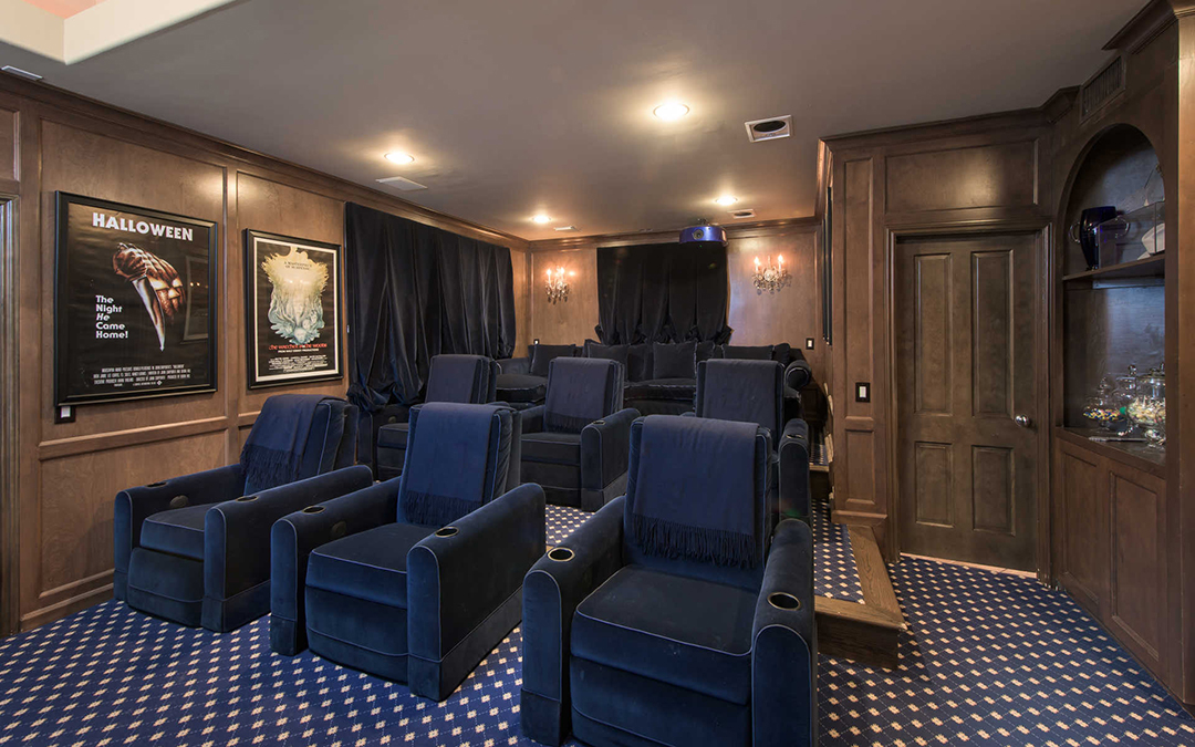 Kyle Richards And Mauricio Umansky Relist Timeless Bel Air Home For 6m Home Theater