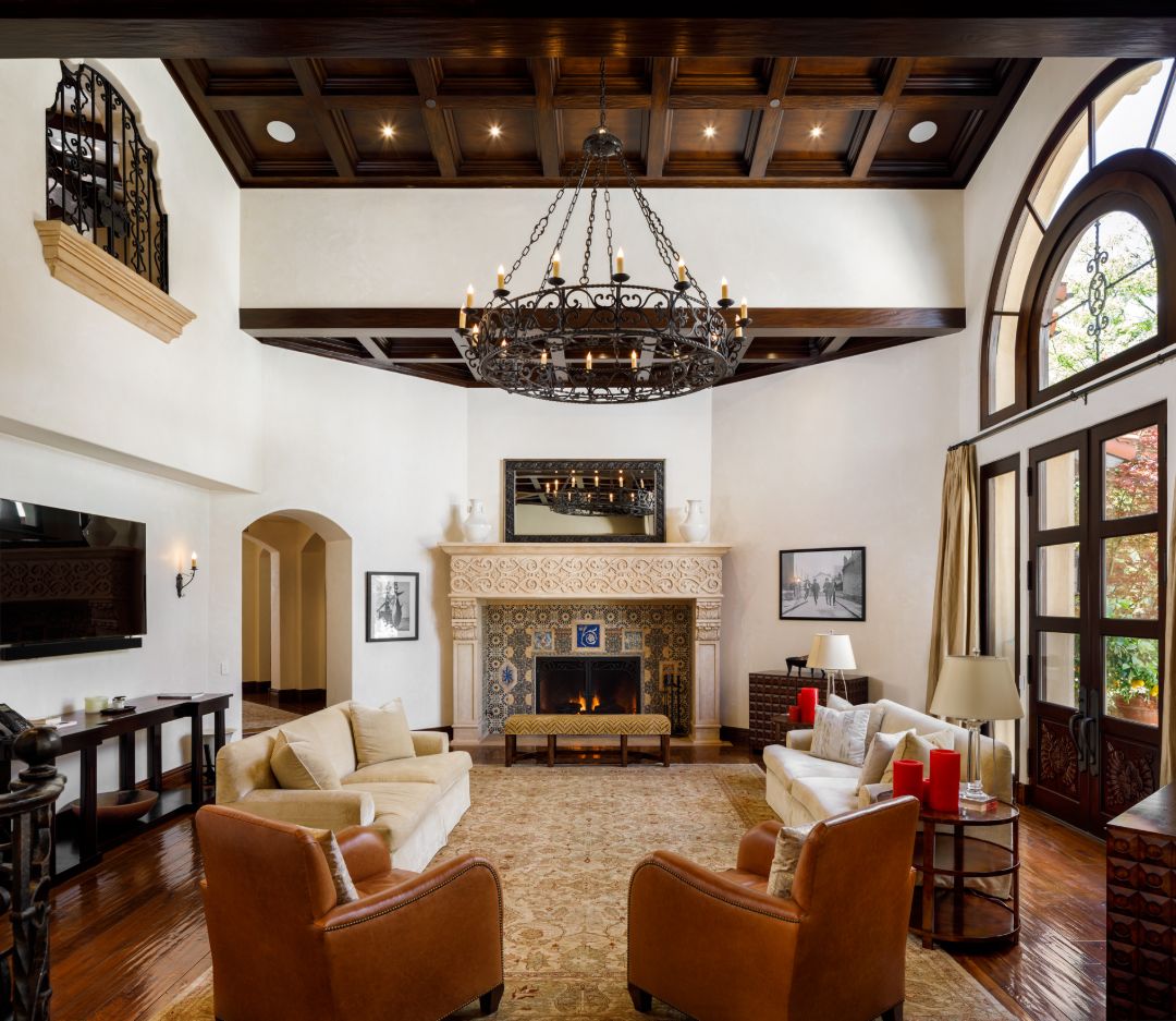 Liam Payne Calabasas Home Living Room