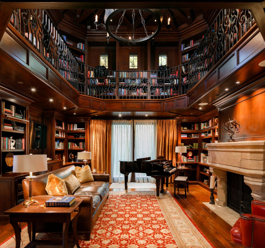 Liam Payne Calabasas Home Library