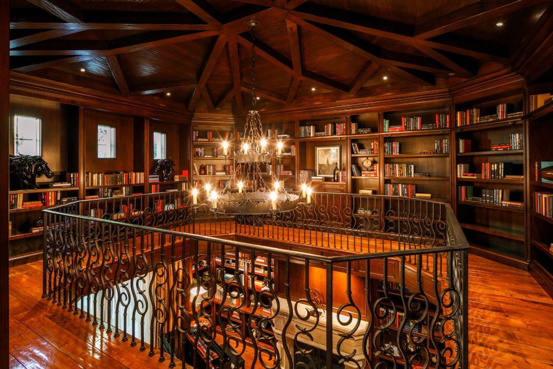 Liam Payne Calabasas Home Library Level II