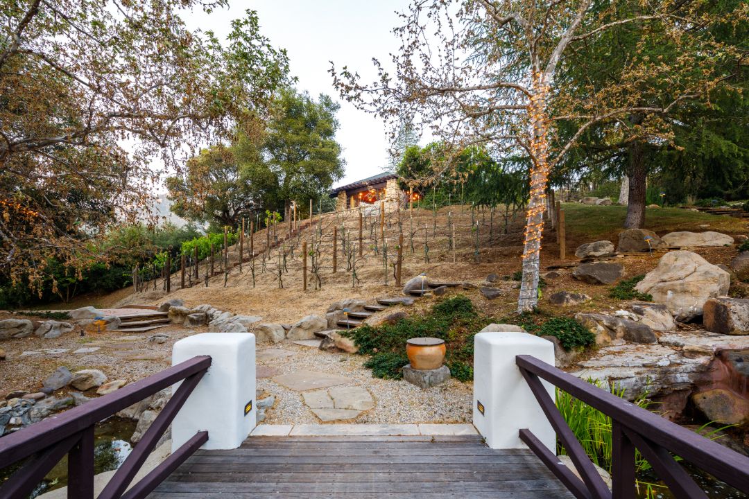 Liam Payne Calabasas Home Garden Bridge